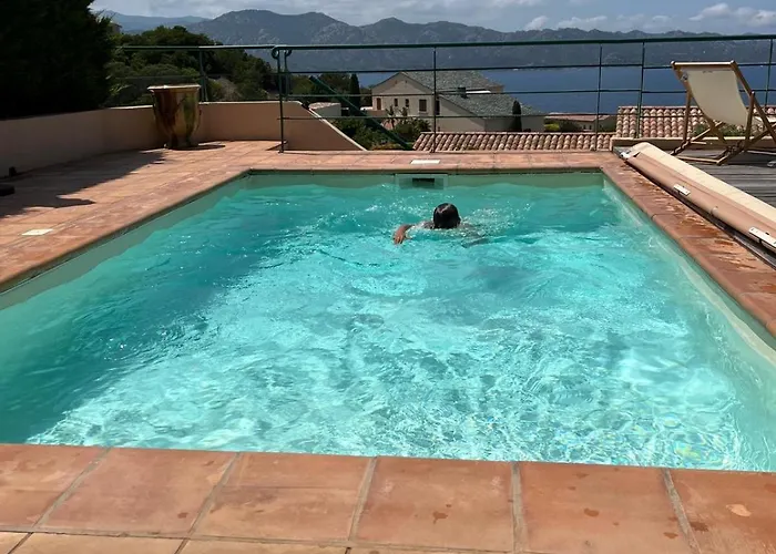 Avec Piscine Privative Et Vue Imprenable Sur Le Golf De Saint-florent A 300 M De La Tatil Evi *